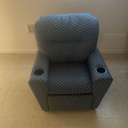 Desk and toddler recliner