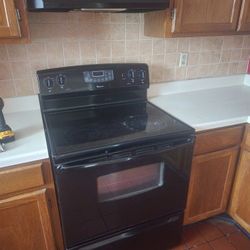 4 pieace black used kitchen appliances