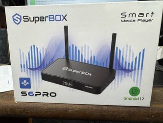 Superbox s6 pro with 1 year warranty