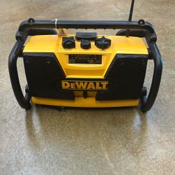 Dewalt work radio, and charger