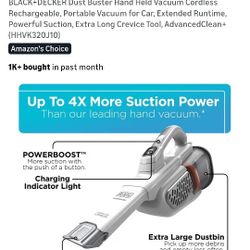 Dust Buster Hand Held Vacuum Cordless