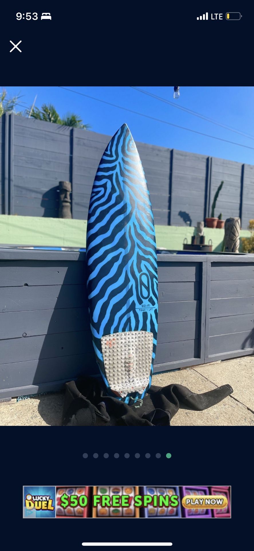Custom Surfboard 5'6 Sci Fi 24.4 Liters Send Any Offer