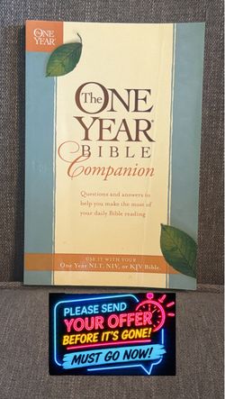 The One Year Bible Companion Book