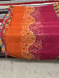 Chafoon Dopata Printed Multicolor 