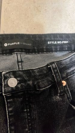 Purple jeans