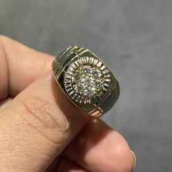 10KT Two Tone 1.00ct TW Diamond Ring