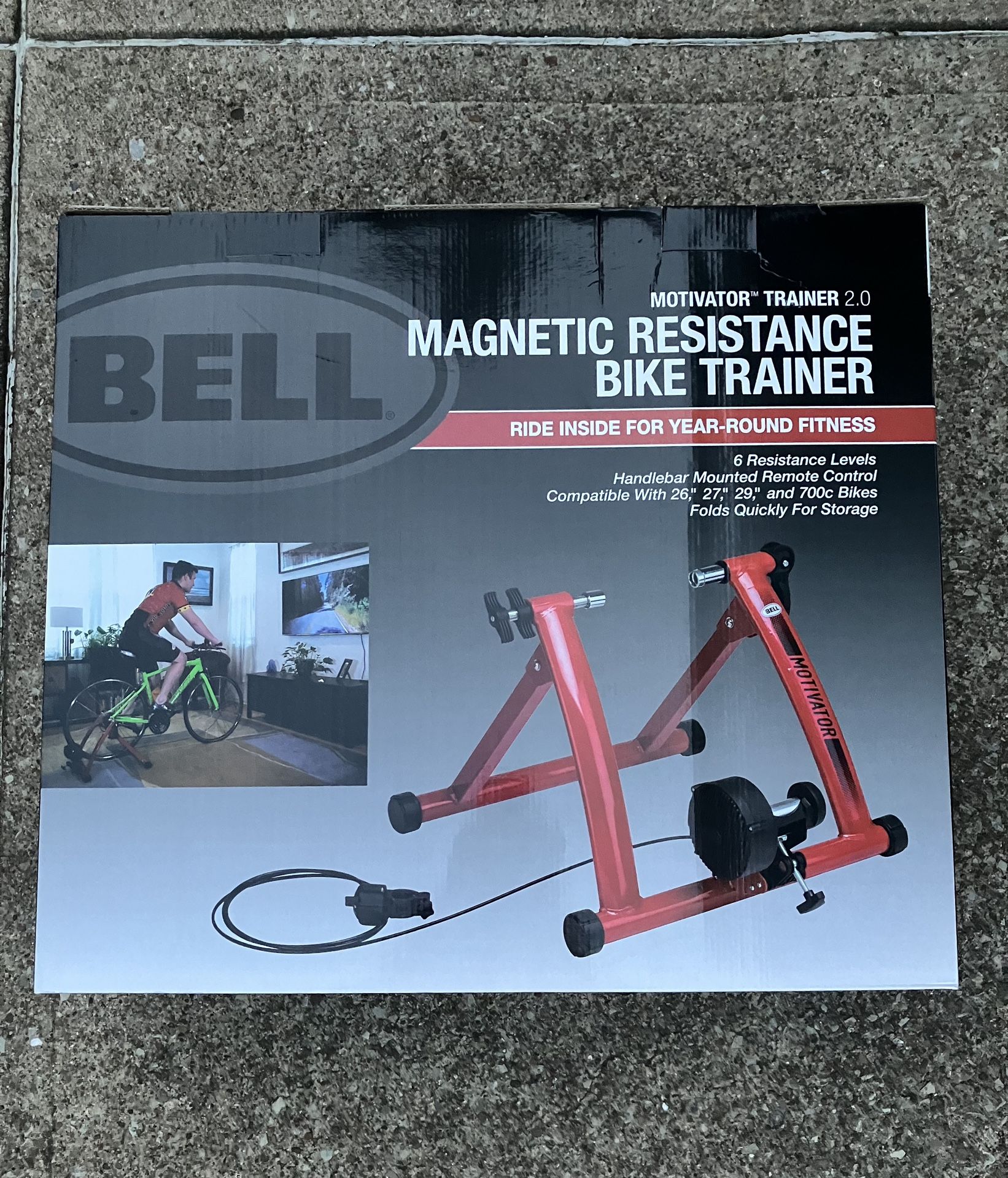 NEW Bell Motivator Trainer Magnetic Resistance Bike Trainer Bicycle stand for bikes bicycles Indoor