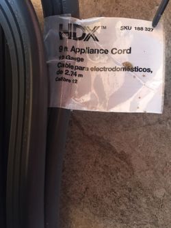 HDX Appliance Cord