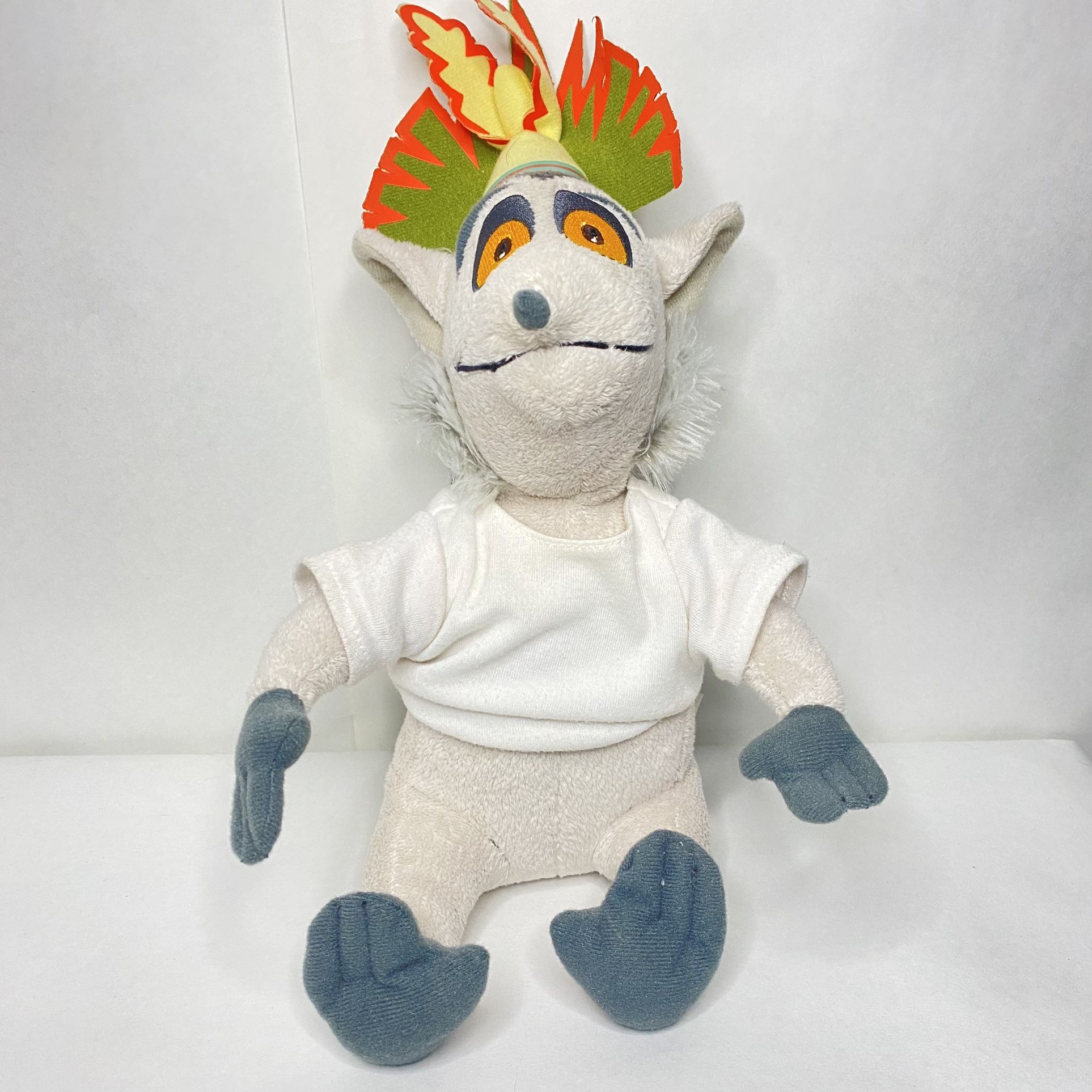 The Penguins of Madagascar King Julien Plush Pixar Stuffed Doll Toy 15”