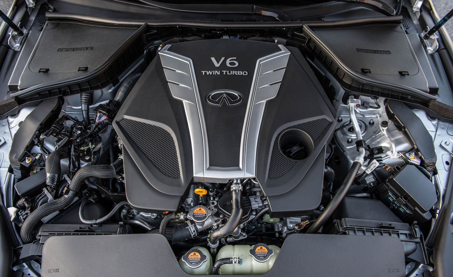 INFINITI Q50 engine parts for sale (water damage)
