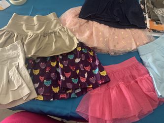 7 Girls Skirts Sizes 4 And 5
