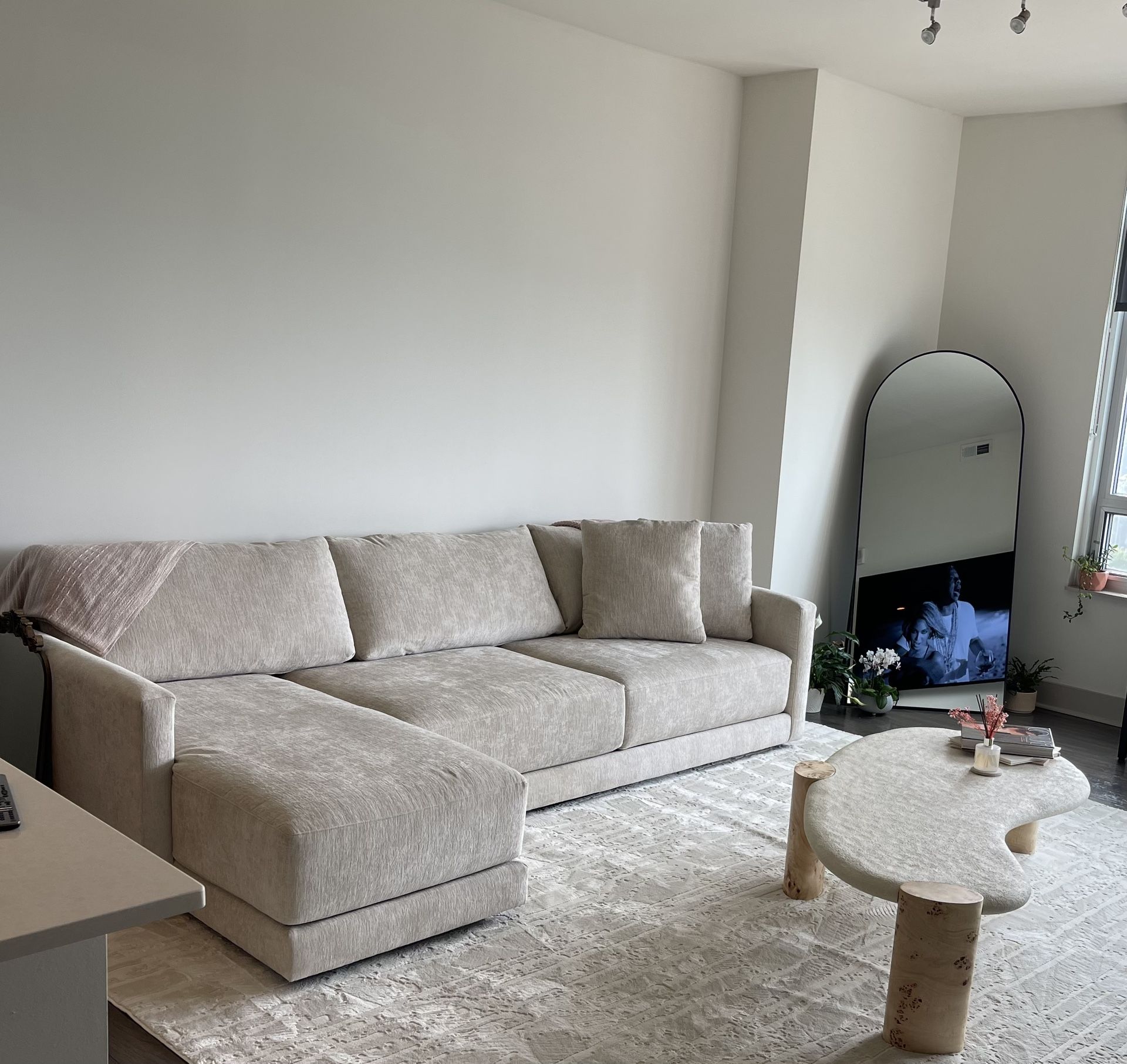 Crate and Barrel Gather Deep Couch