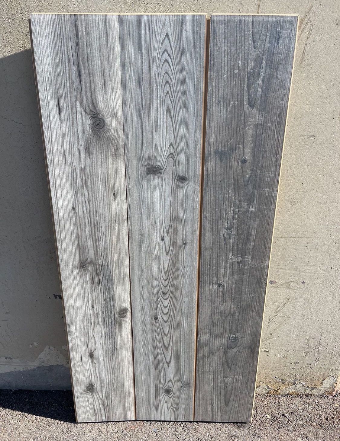 Grey Optimus Pine 12 mm T x 7.4 in. W Waterproof Laminate Wood Flooring