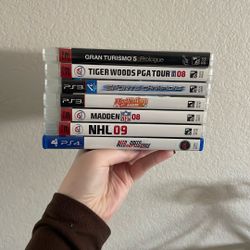 Bundle Of 7 PS3 (one Ps4) Games