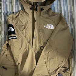 Supreme The North Face Cargo Jacket Gold Sz M Bape Hype Jordan Nike