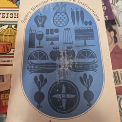 VINTAGE SEARS BLENDER  Recipes And instructions