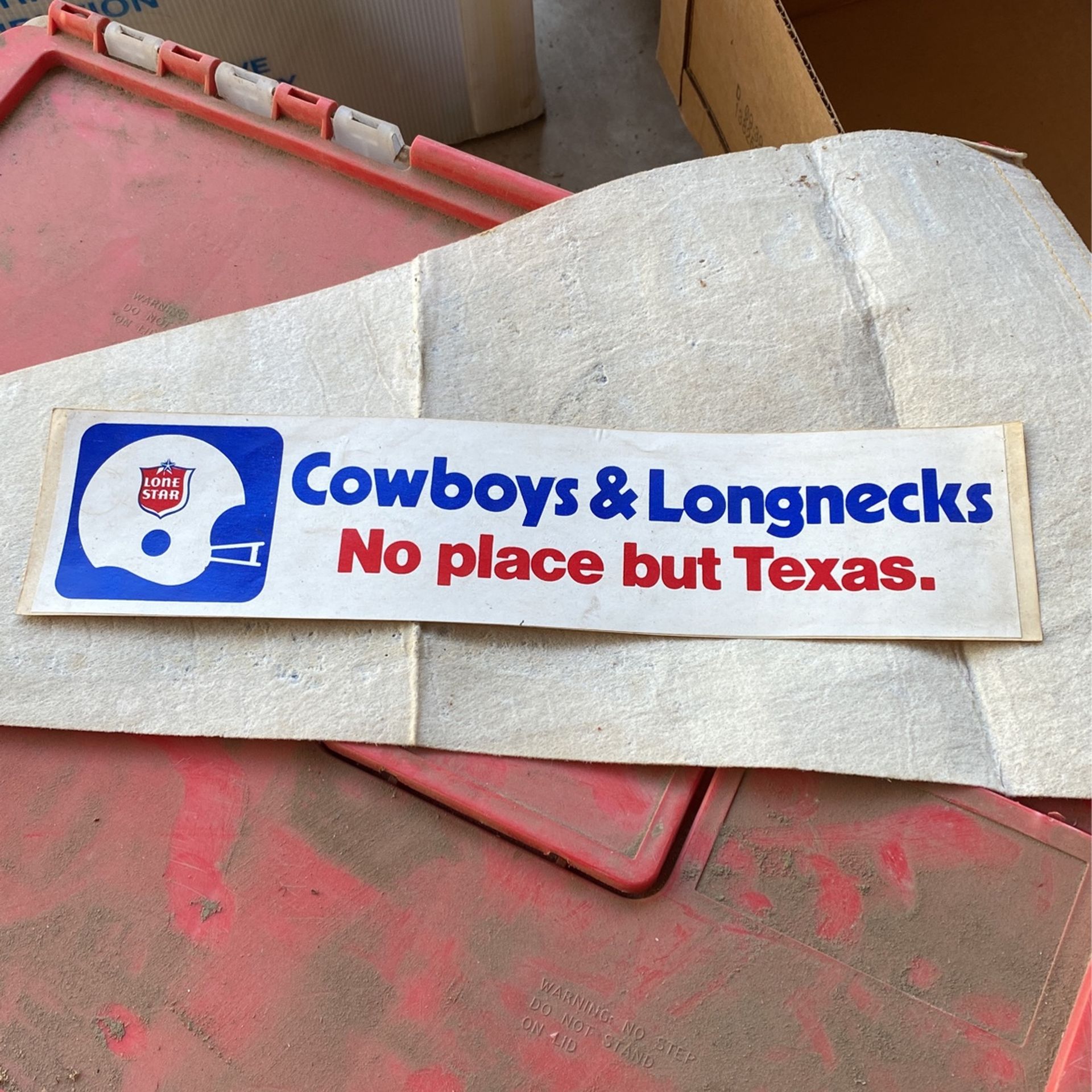 Lone Star Beer Bumper Sticker