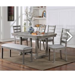 6 PC DINING SET ( FREE DELIVERY )