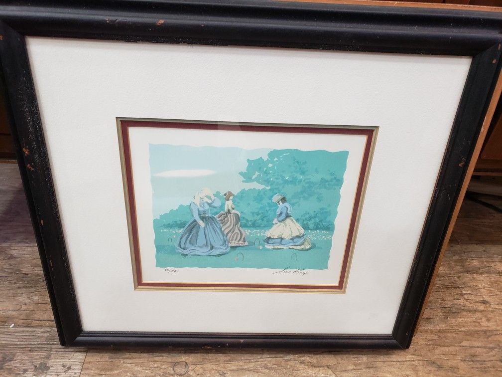 Original Serigraph Painting Signed