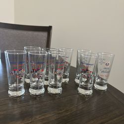 Ouzo glasses/ shots set of 9