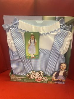 New The Wizard Of Oz Child Dress Halloween Costume Sz 4-6