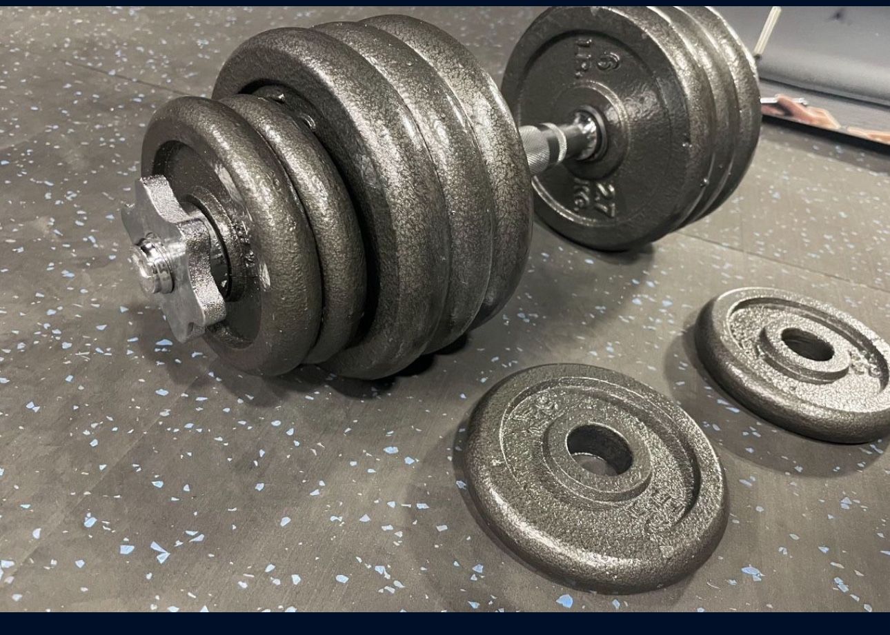 Adjustable Cast Iron Dumbbells (PAIR)