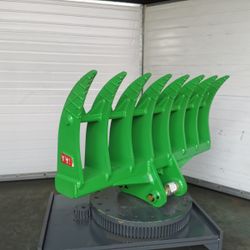 Mini Excavator Caterpillar CAT 305 Land Clearance Rake 48” inches Width.