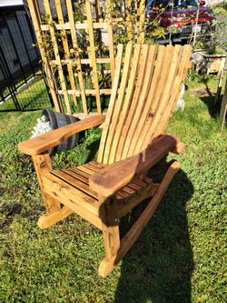 Rocker.  Cedar& Douglas fir