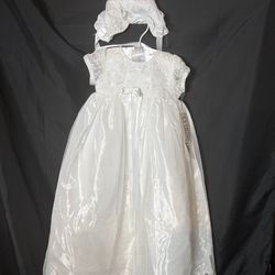 Baptism dress - size 3M (new w/tags)