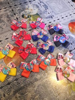 Mini par de moños para niñas o bebés