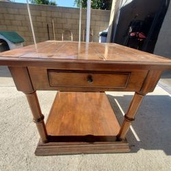 Solid Wood Side Table $25 OBO