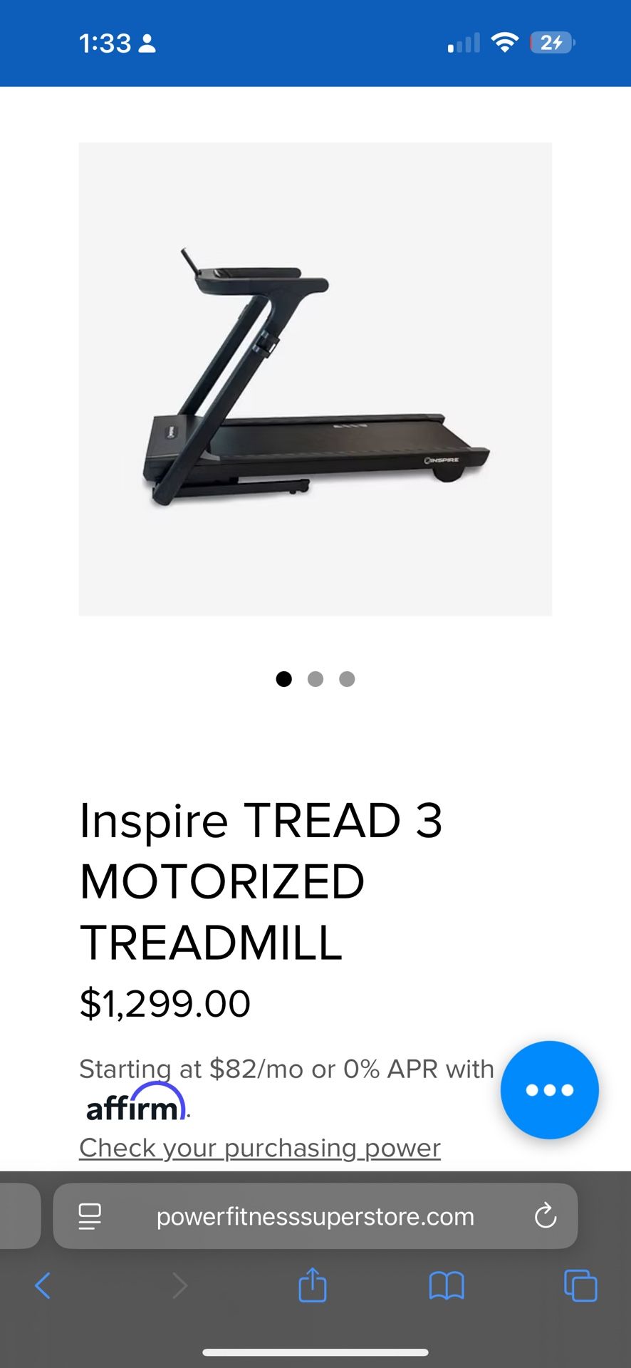 Inspire Treadmill Exercise