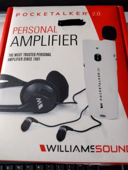 Pocket talker 2.0 hearing amplifier
