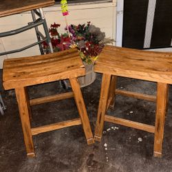 Solid Wood Stools