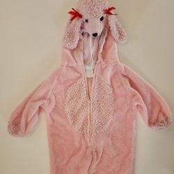 Adorable Pink  Poodle Costume For Toddlers 3T-4T