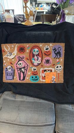 Nightmare before Christmas outdoor rug 18 x 28” More in profile 😎