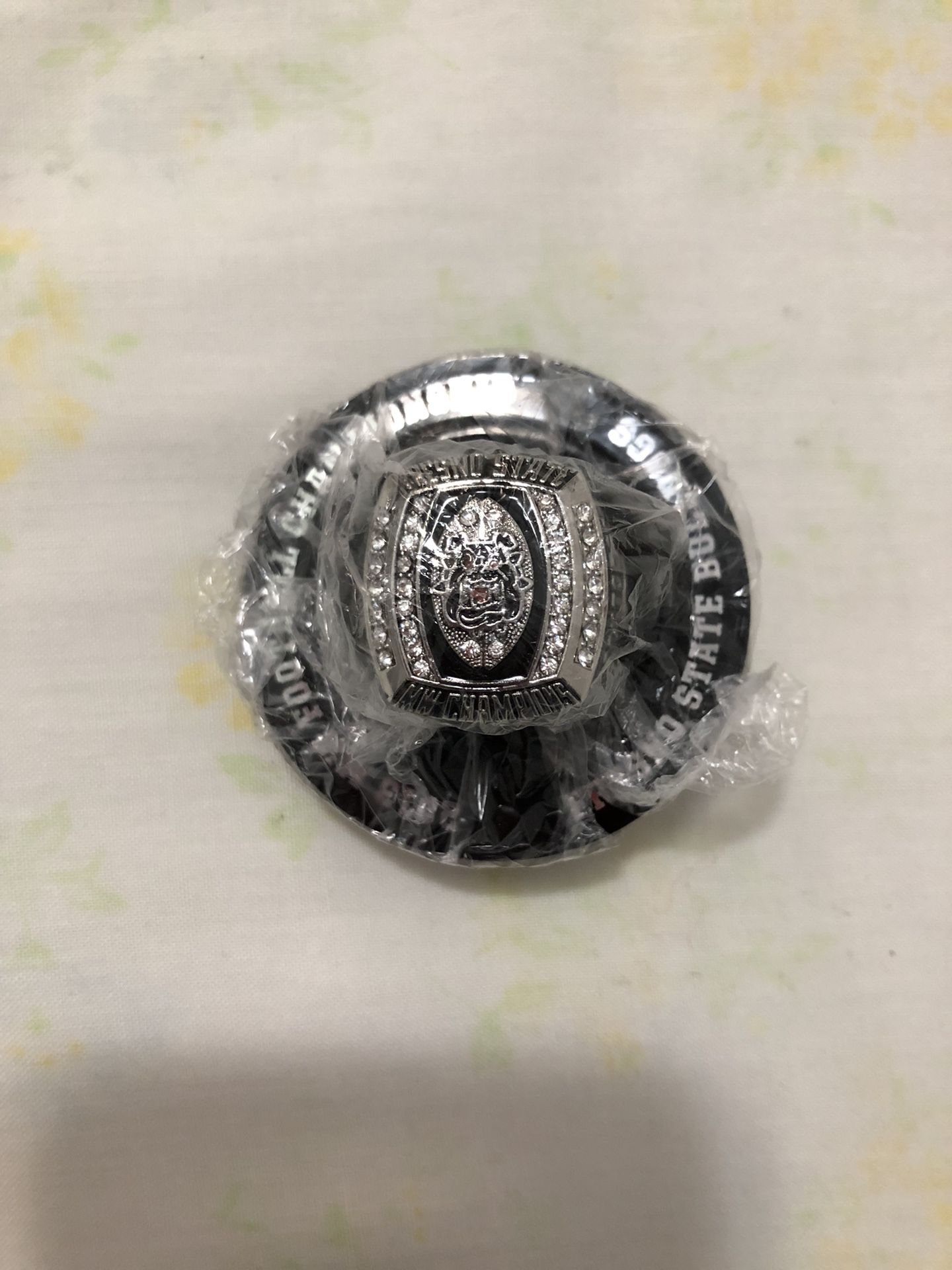 Fresno State Bulldogs 2013 Mountain West Football Championship Ring Open Box New