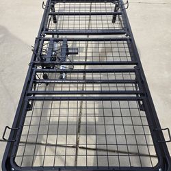 Twin Size Steel Bed Frame With Mattress