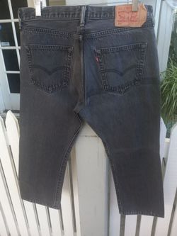 Levi's 501 Black Denim Jeans W34x29