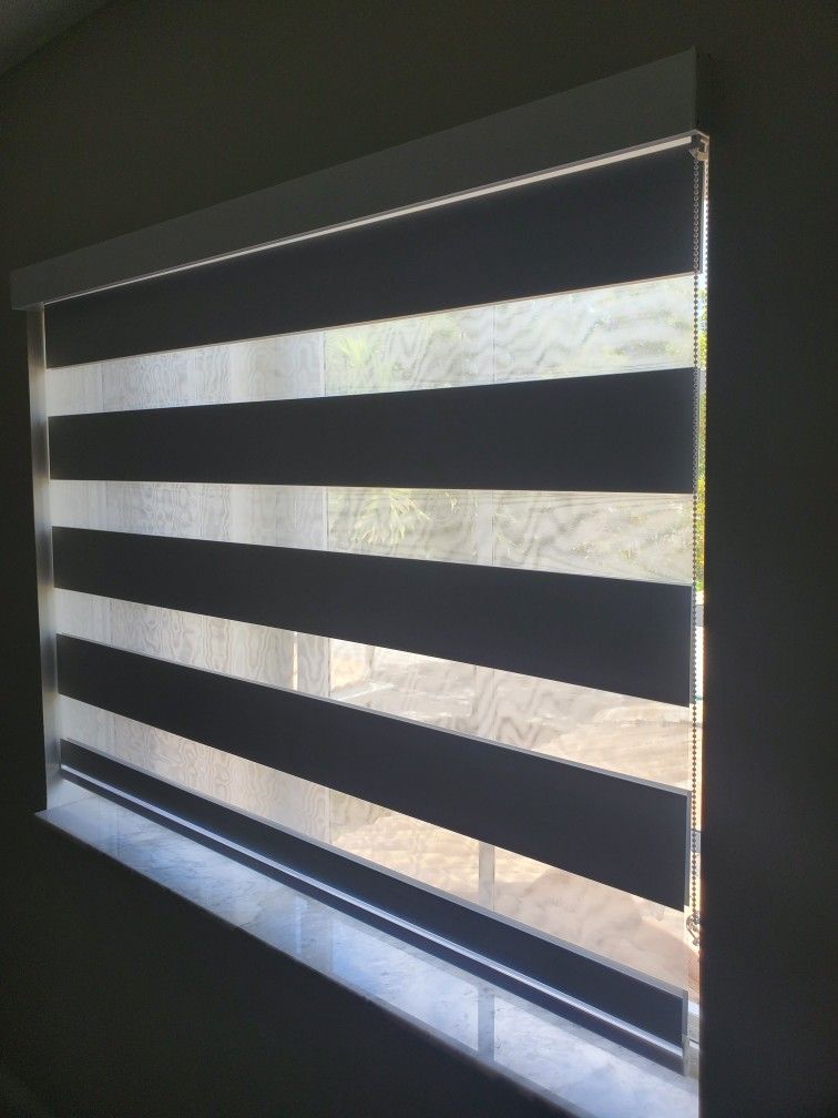 Cortinas Y Persianas Zebra Shades Light Filtering Or Dimout Collection