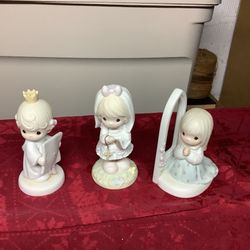 (3)precious Moments Figurine