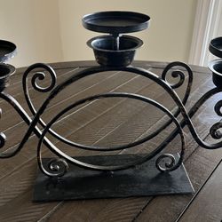 Wrought Iron Candle Holder