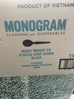 Heavy Duty Plastic Soup Spoons 1000ct