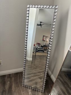 Full Length Floor Mirror with Stand