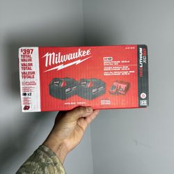 Milwaukee (2) Xc5.0 Battery Kit