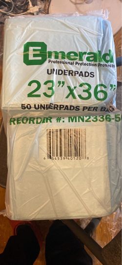 Emerald Professional Protection Underpads 23"x36" - 50 Count $10 each pack
