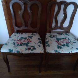 TWO Very NICE Upholstered Kitchen Chair
