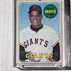 1969 Topps Willie Mays EX-Mint