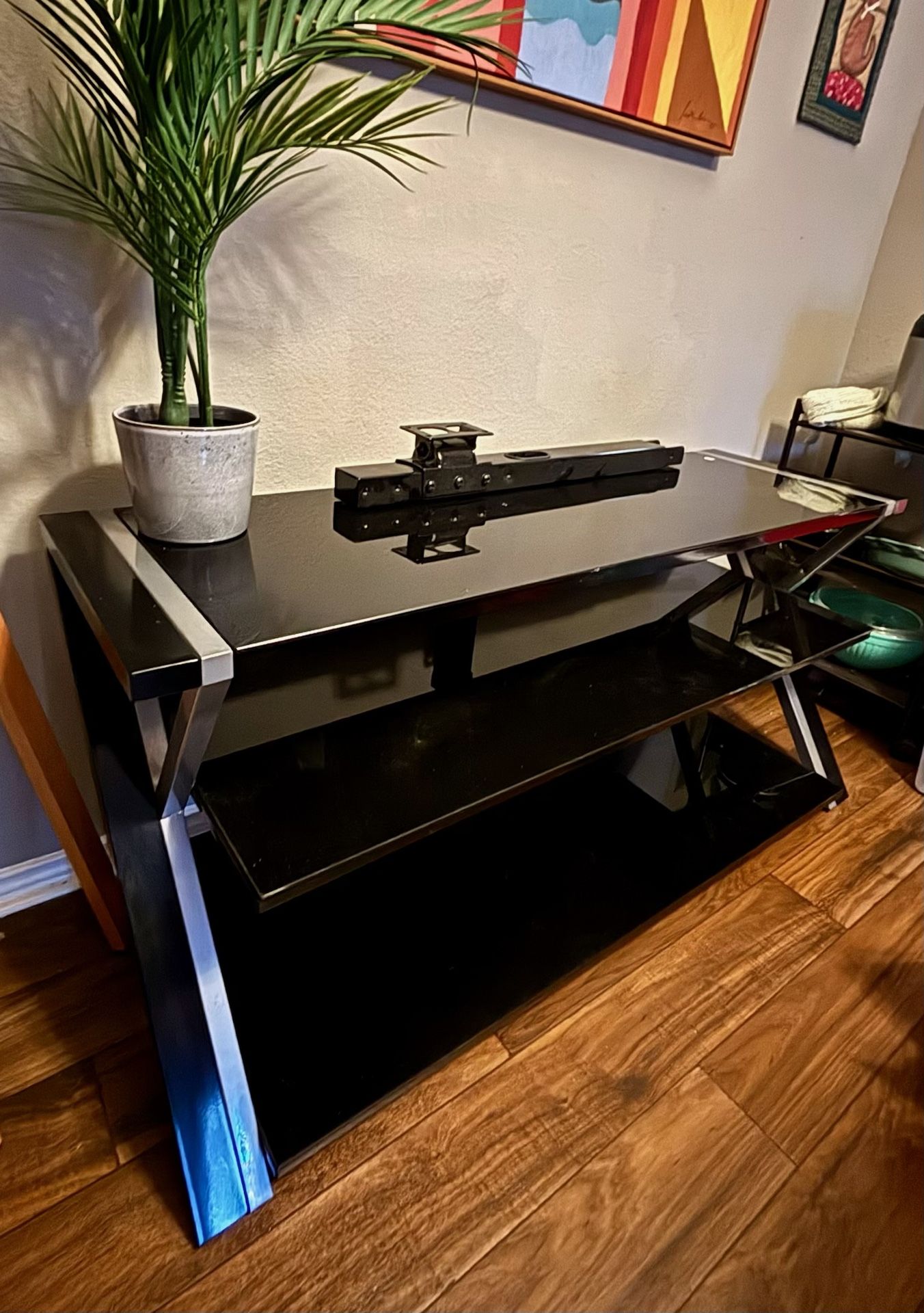 Tempered Glass TV Stand