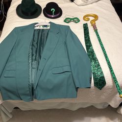 THE RIDDLER men’s Halloween Costume (custom Made)